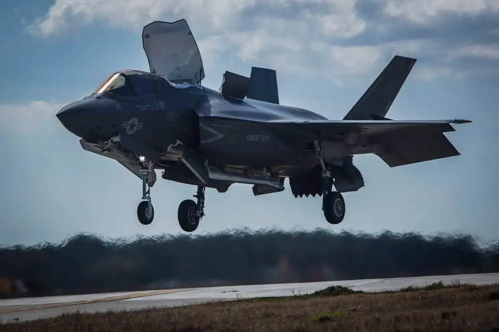 F-35B Lightning II vertical takeoff